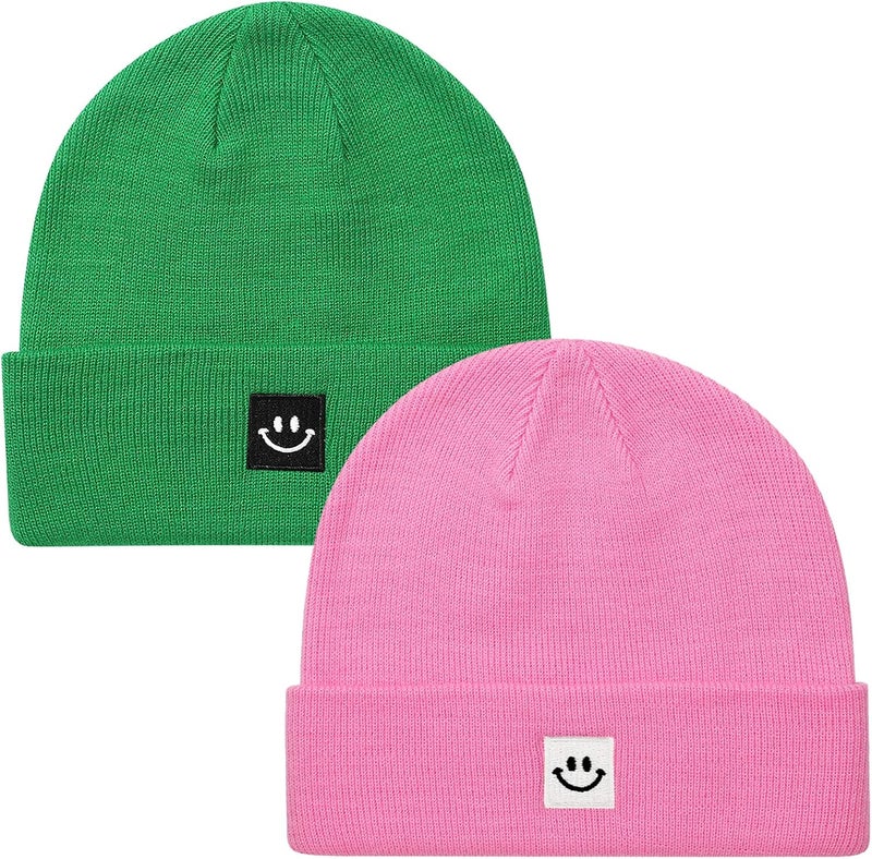 Paladoo Knit Beanie Hat for Men/Women 2Pack - Image 1